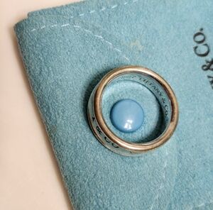 Tiffany 1837 ring AND bracelet with pouch